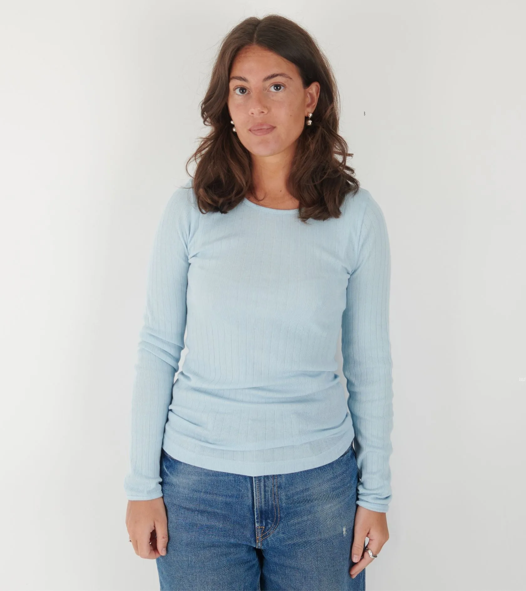 101 Rib Light Blue