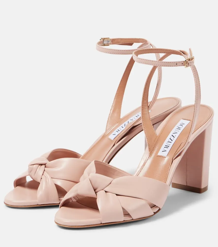 Aquazzura Nina 85 leather sandals