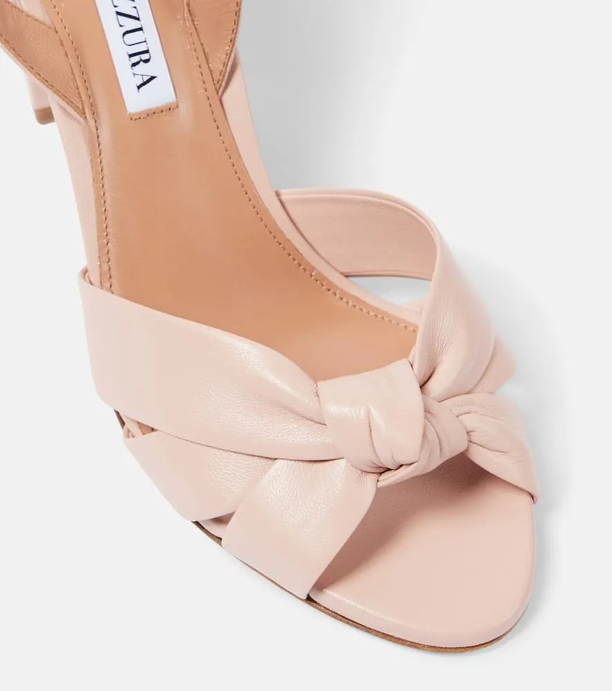 Aquazzura Nina 85 leather sandals