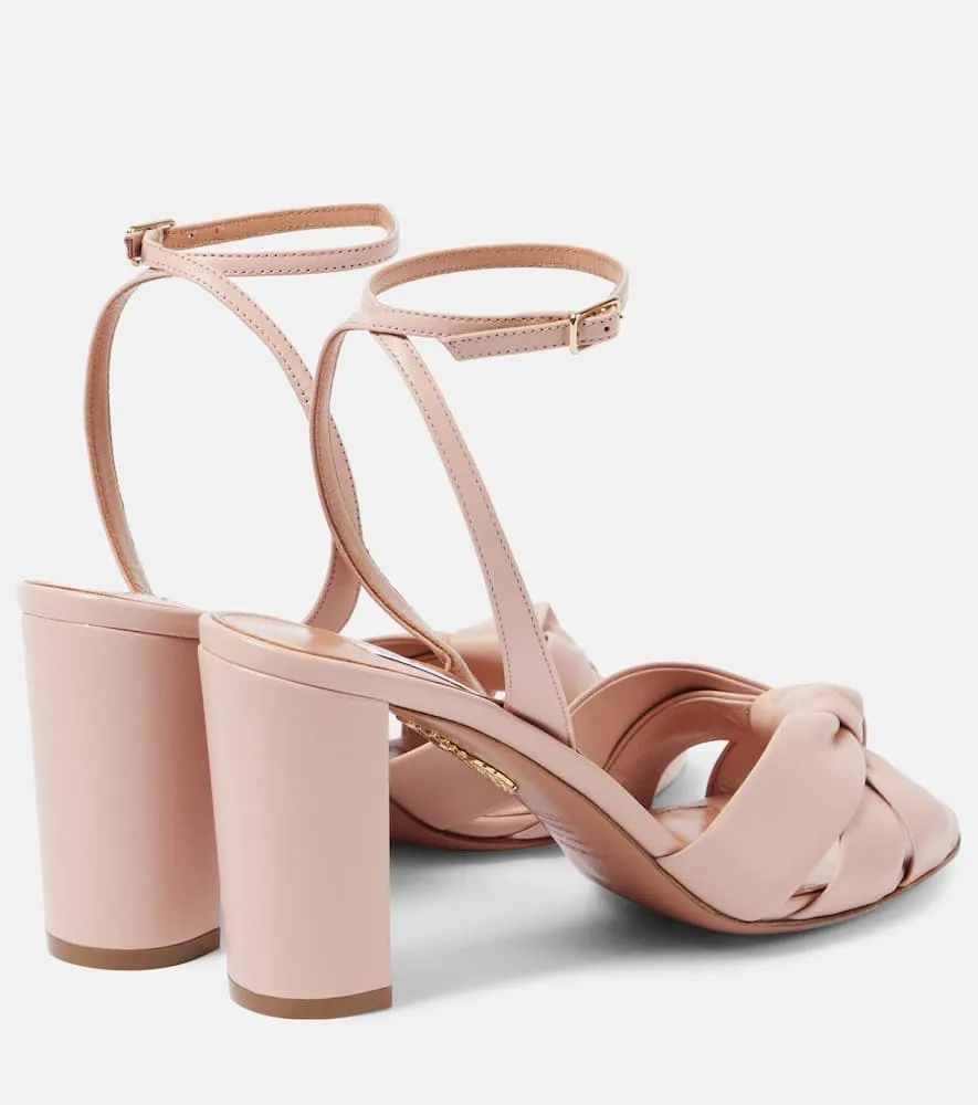 Aquazzura Nina 85 leather sandals