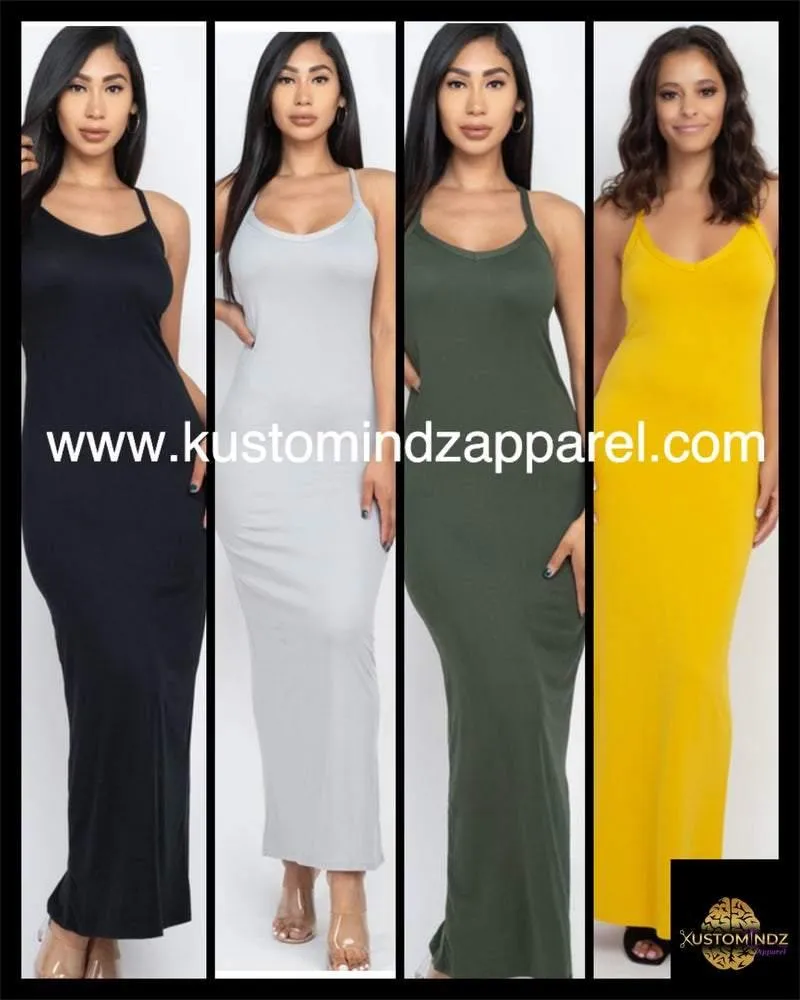 Basic maxi dresses