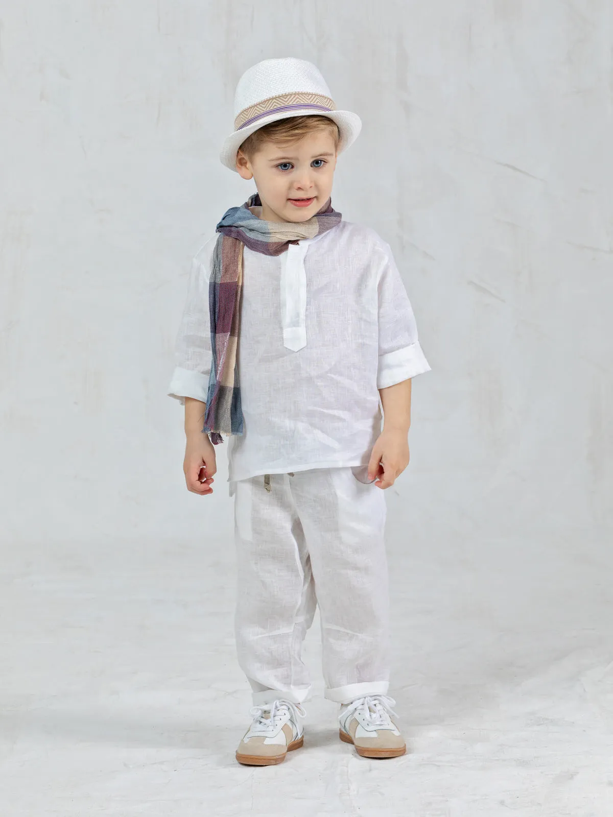 Boy's Baptism outfit 4pcs in boho style - ORION