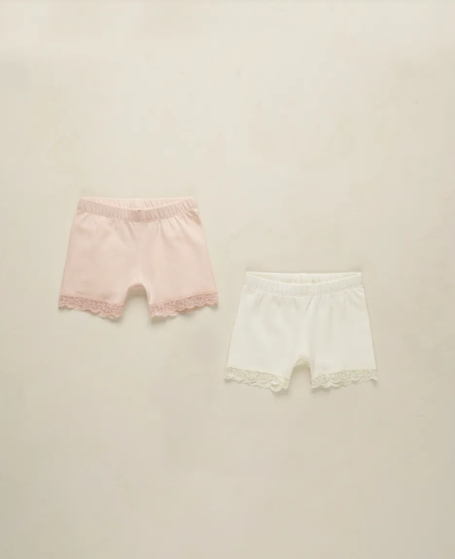 Cartwheel Shorts - Ivory, Blush