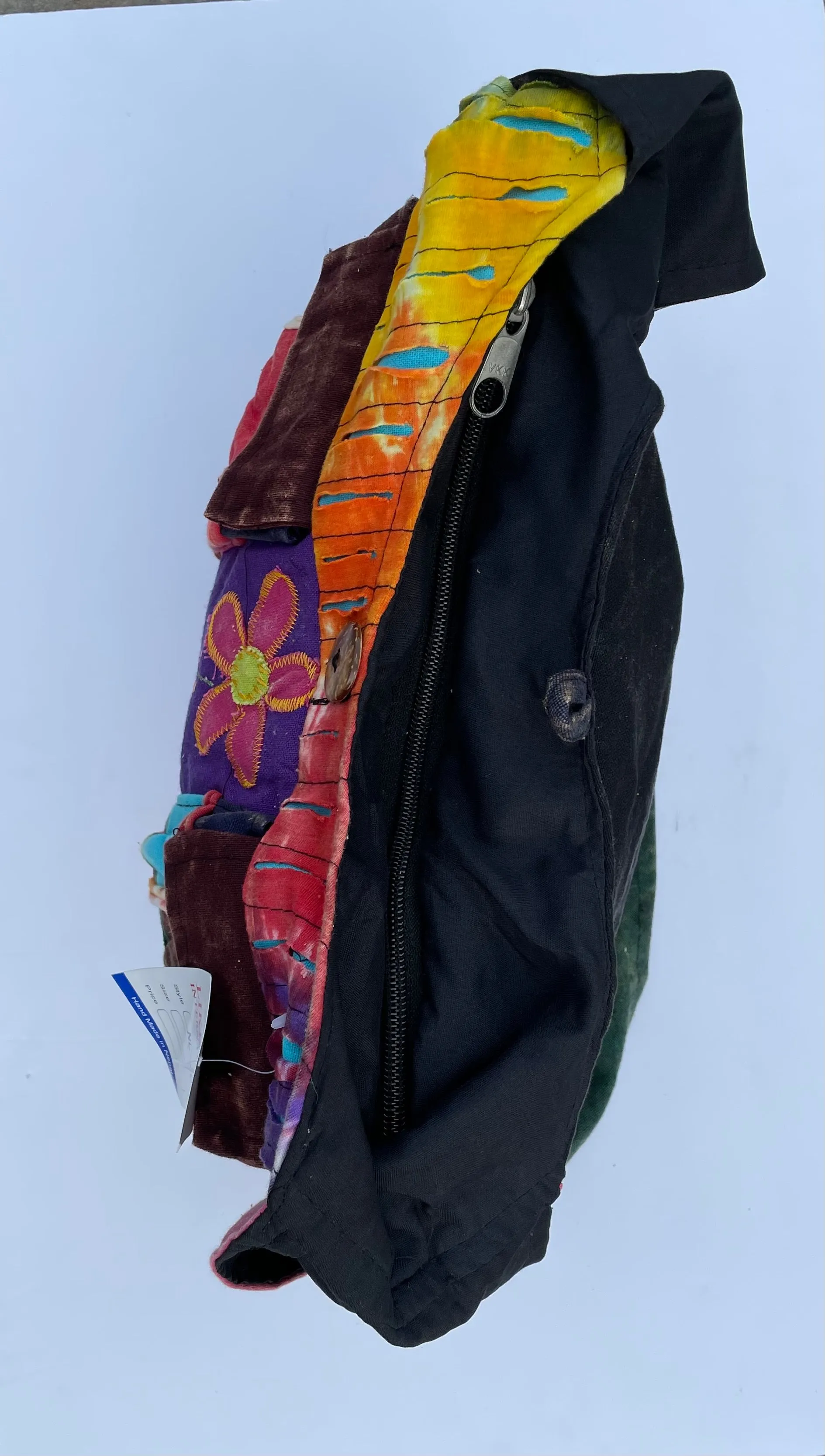 Colorful Flower Patchwork Boho Shoulder Bag Cross Body Bag