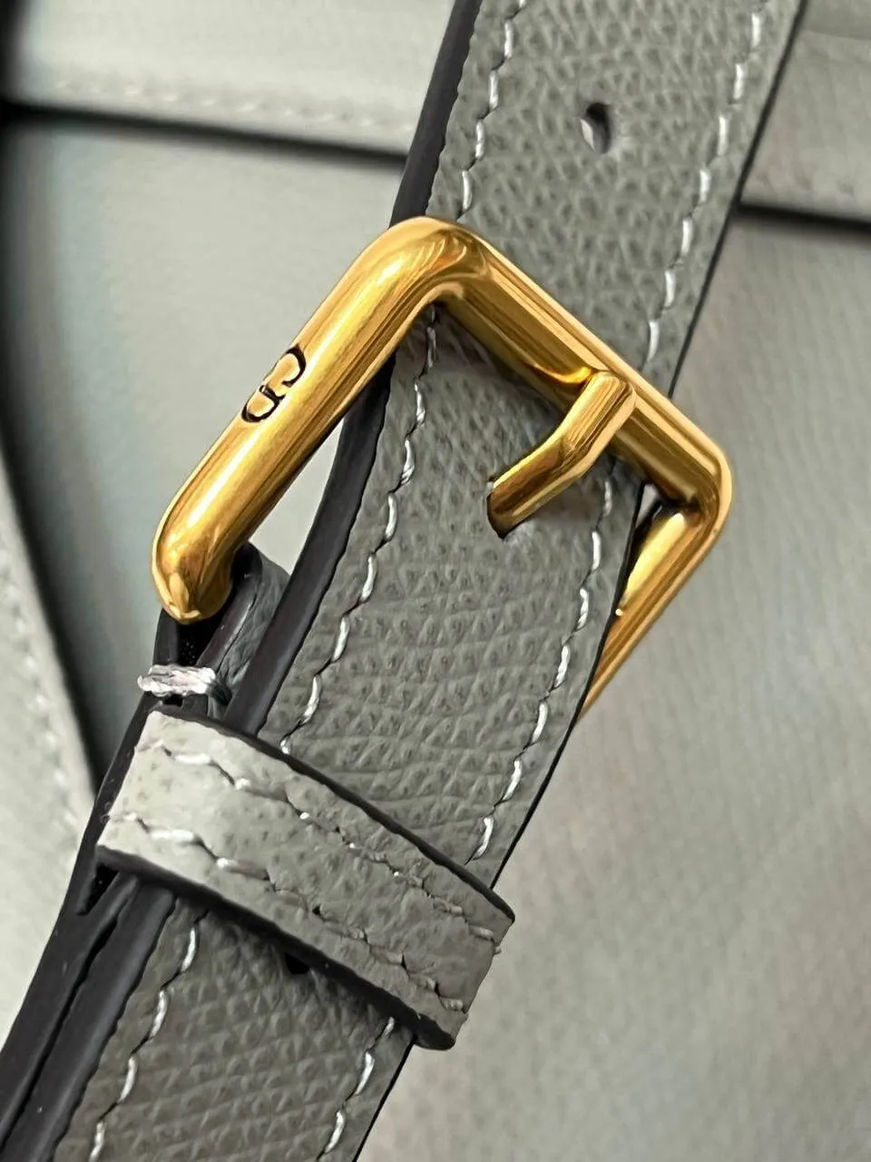 Dior SADDLE BAG Gray WITH STRAP