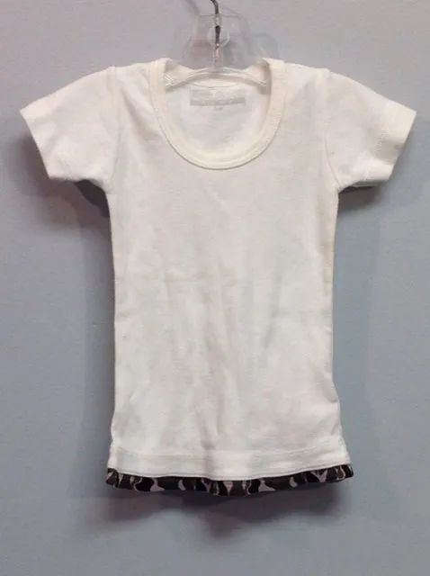 Feel Good Size 3M Cream Cotton Infant Girls Onesies & Tees