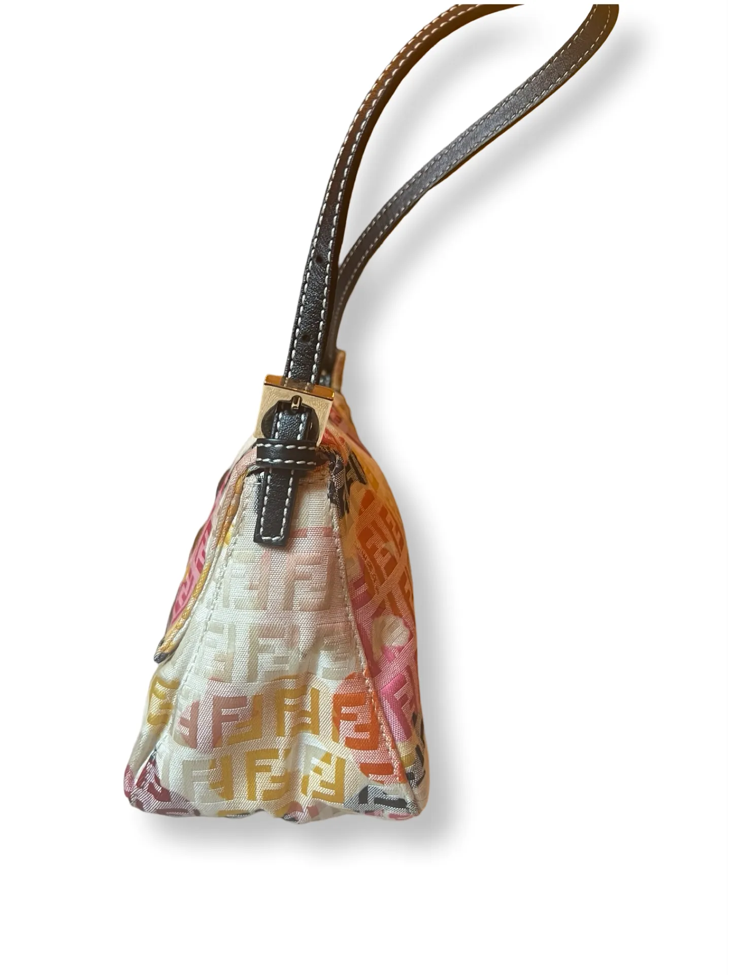 Fendi Zucchino Mini Mama Floral Baguette