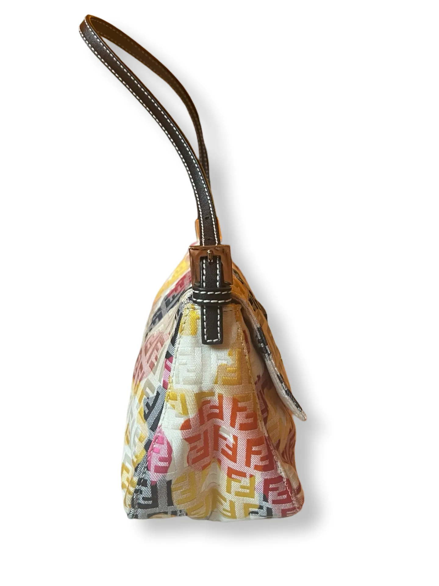 Fendi Zucchino Mini Mama Floral Baguette
