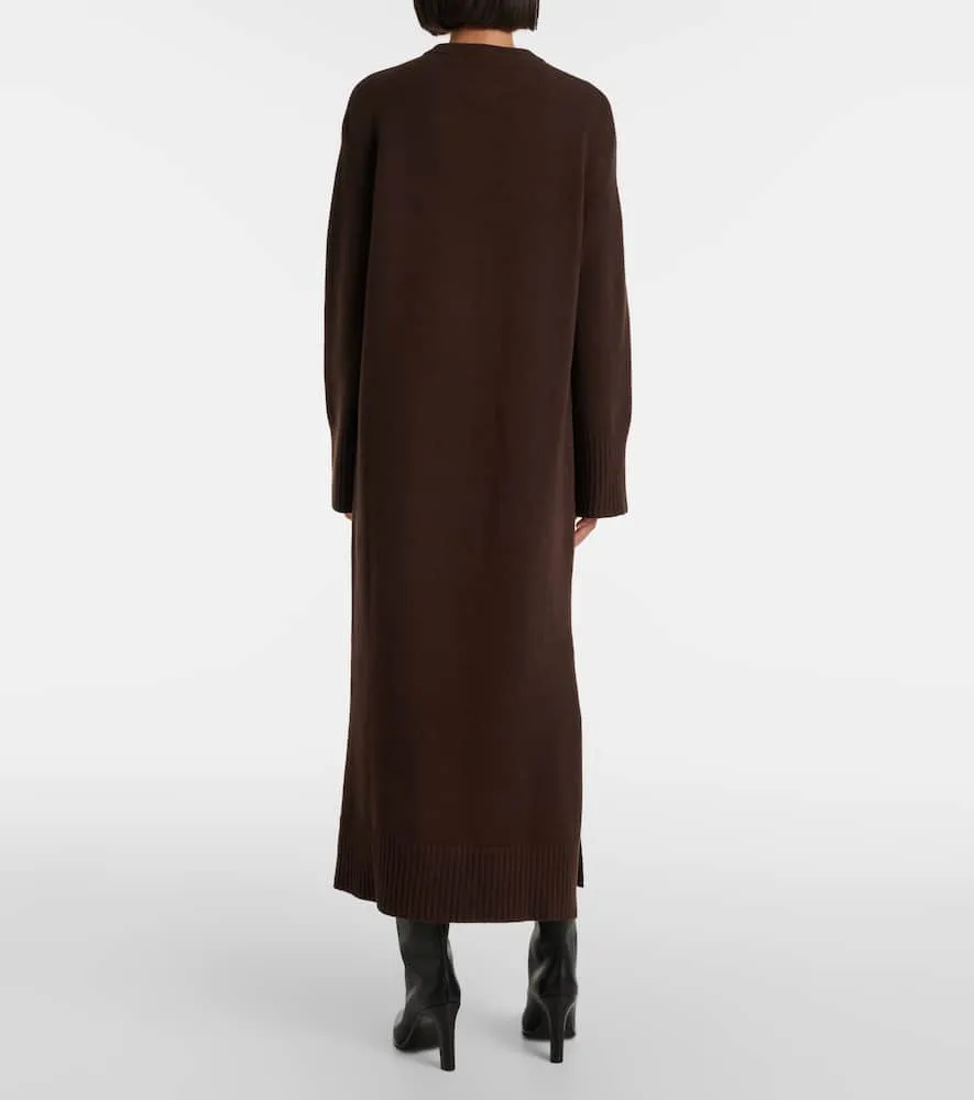 Fforme Ainsley wool and cashmere shift dress