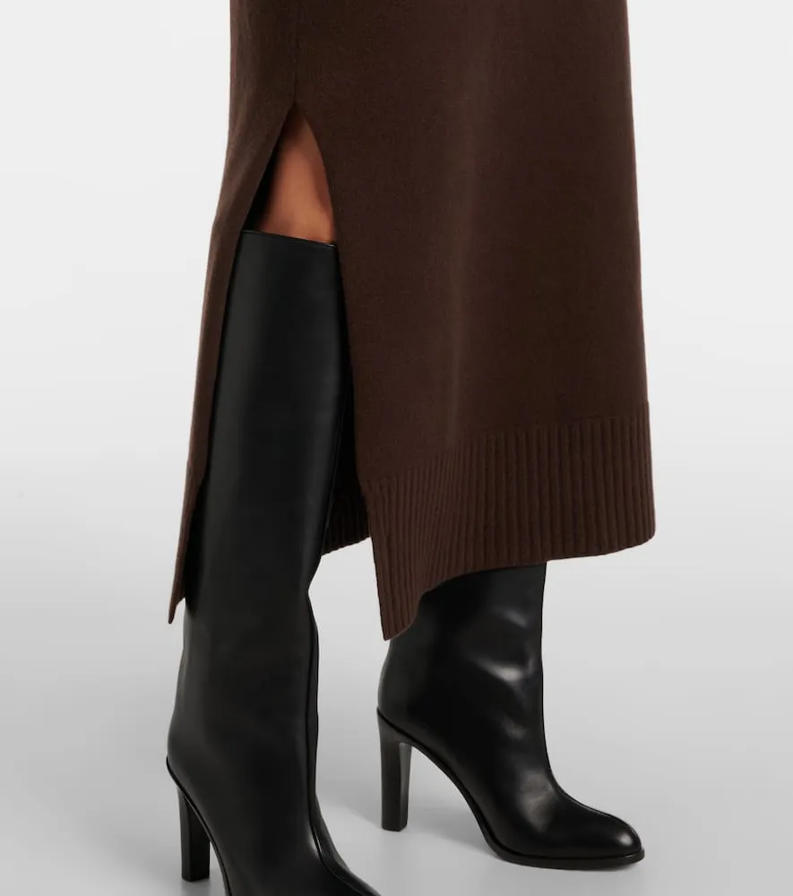 Fforme Ainsley wool and cashmere shift dress