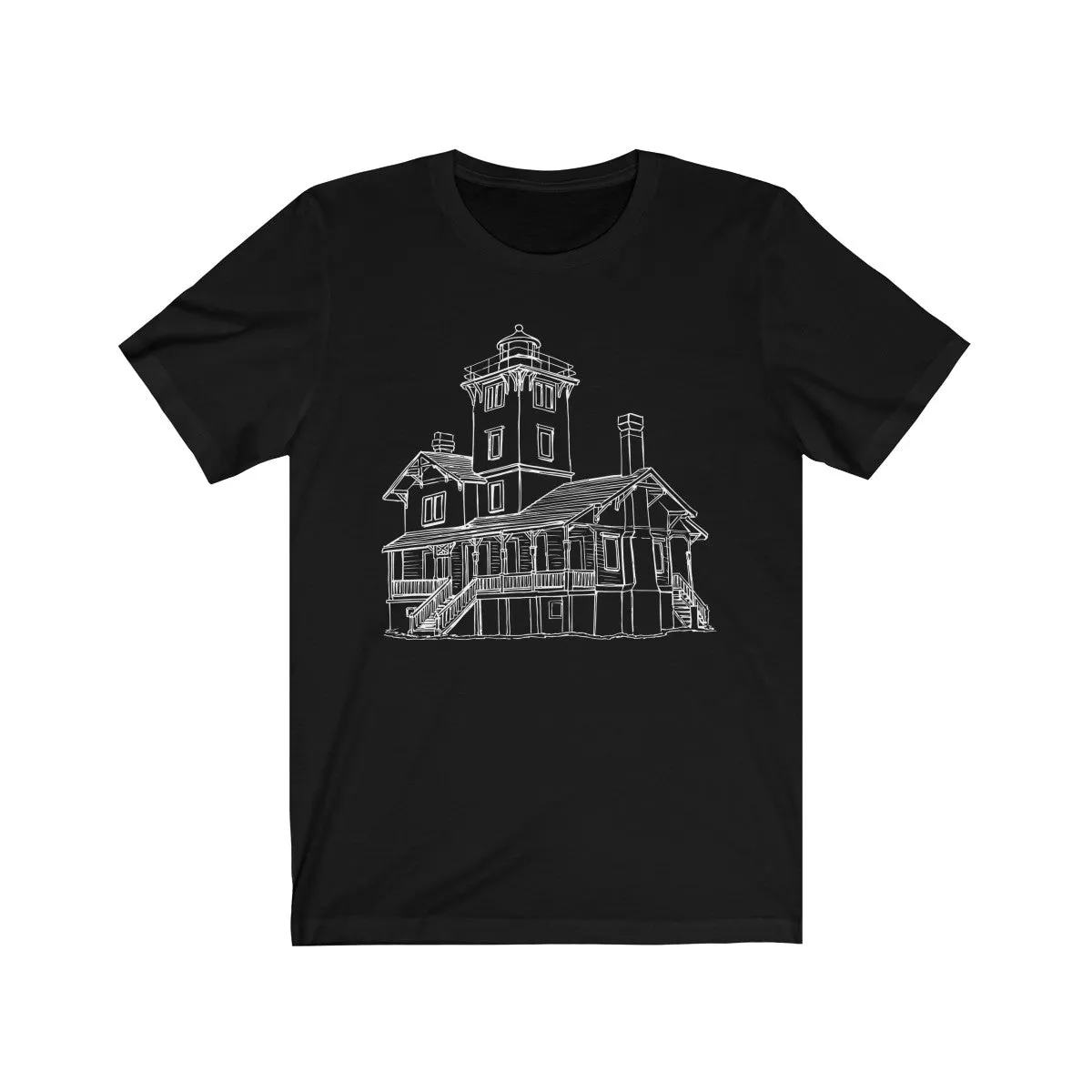 Hereford Inlet Light - Unisex Jersey Short Sleeve Tee