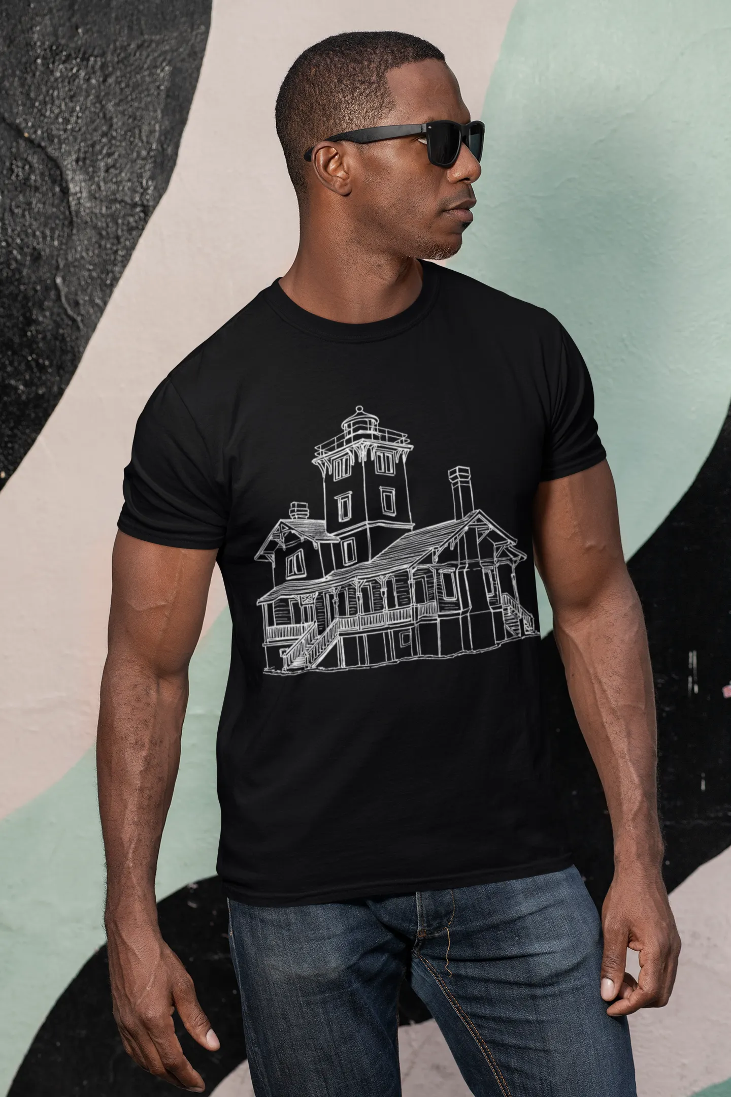 Hereford Inlet Light - Unisex Jersey Short Sleeve Tee