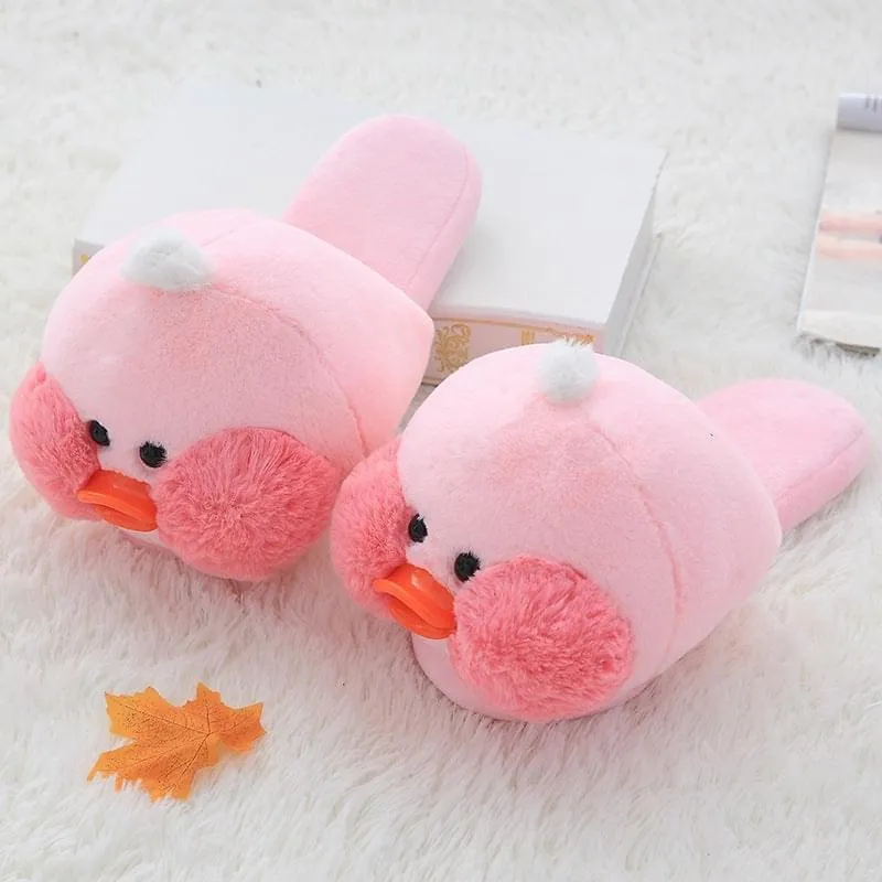 Kawaii Quackers Cotton Slippers