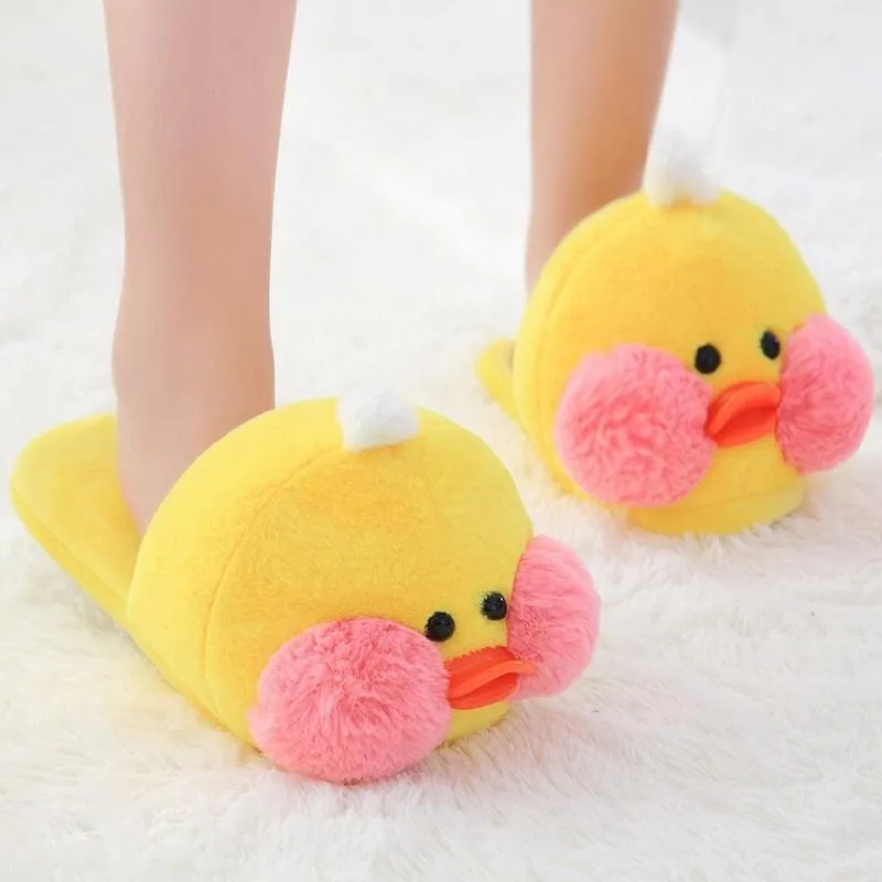 Kawaii Quackers Cotton Slippers