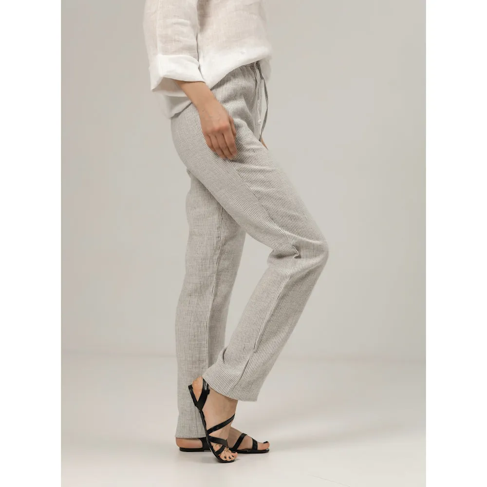 Linen Pants - Stonewashed - Luxury Medium Thick Linen