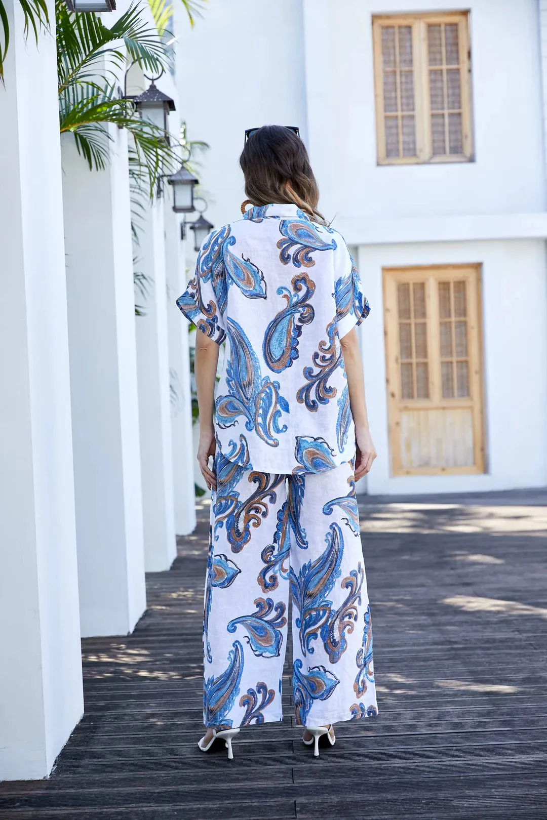 Lorenza Pant - White