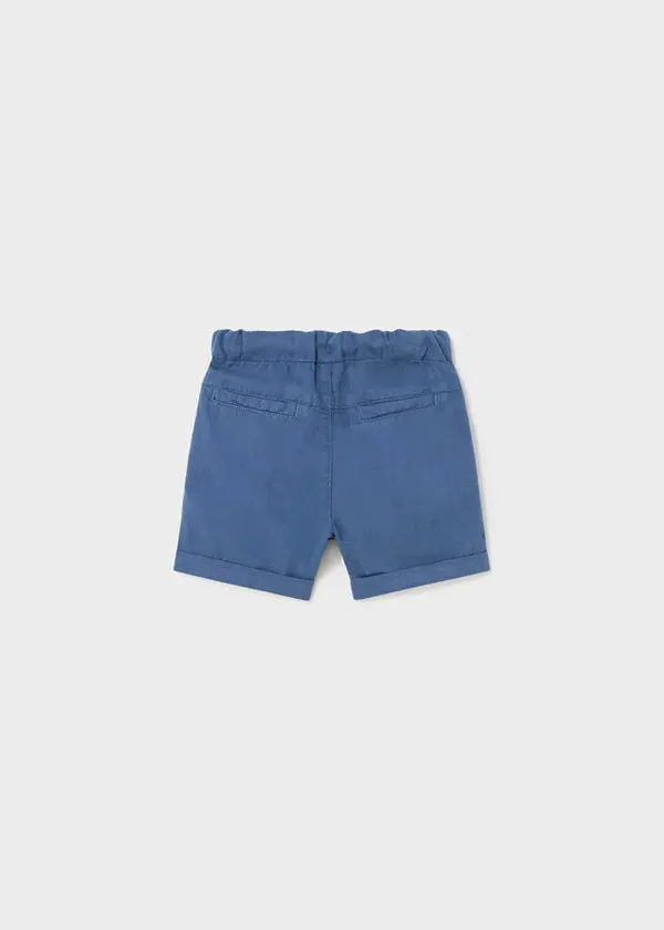 Mayoral Baby Boy Linen Relax Short  1227-10  Indigo
