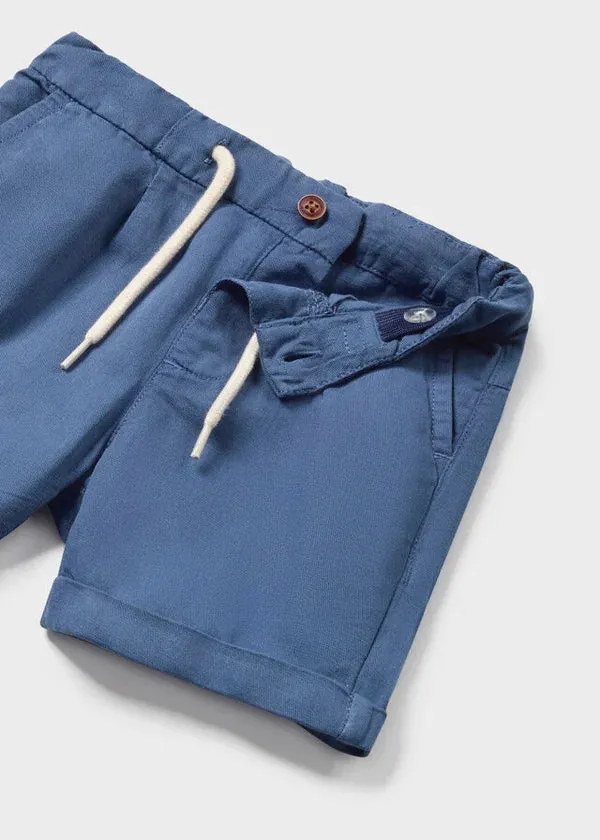Mayoral Baby Boy Linen Relax Short  1227-10  Indigo