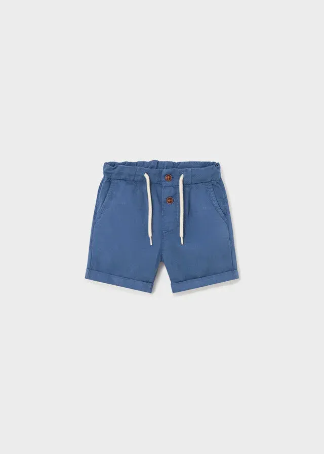 Mayoral Baby Boy Linen Relax Short  1227-10  Indigo
