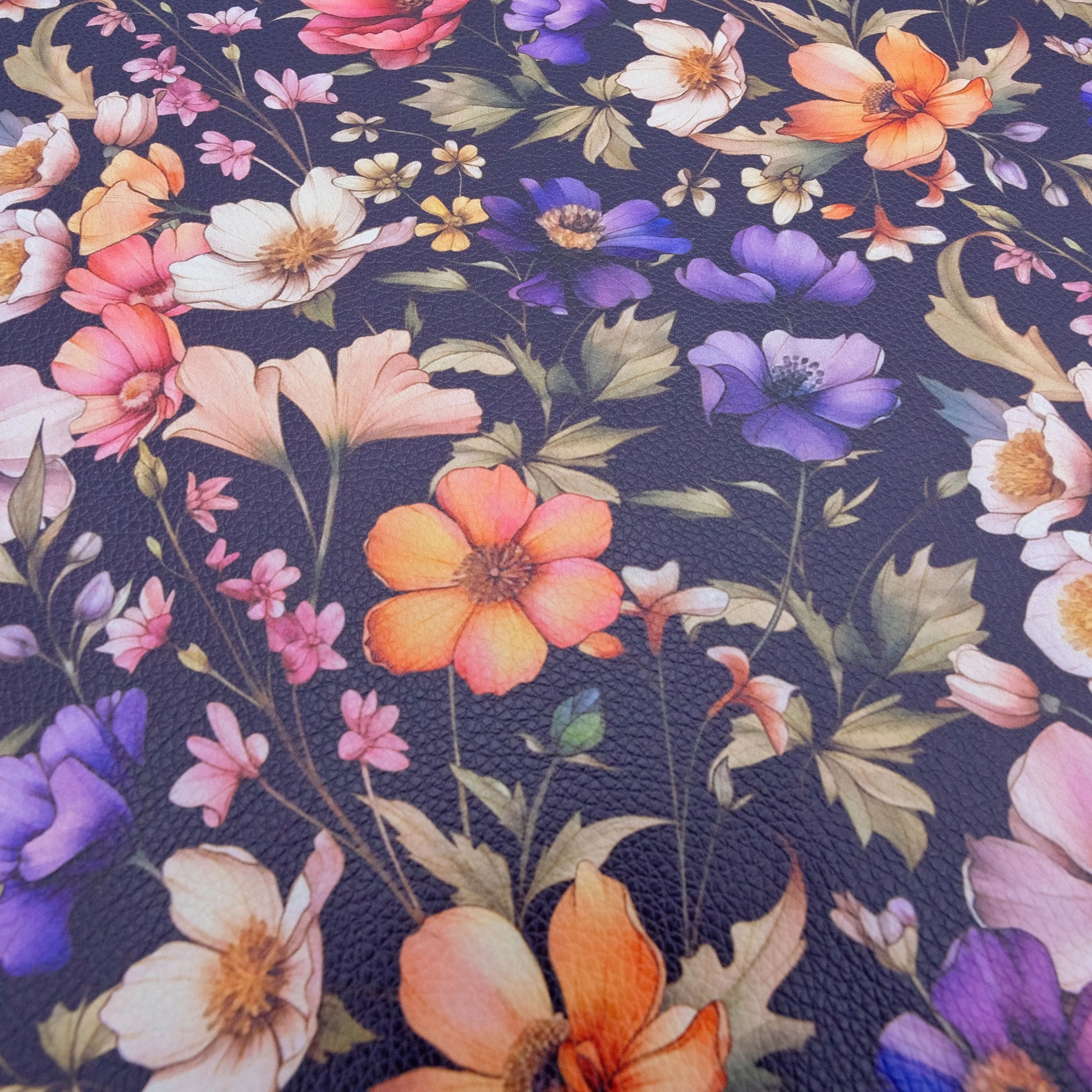 Moonlit Meadow Printed Vinyl 18" x 53" Roll  | Pebble Texture