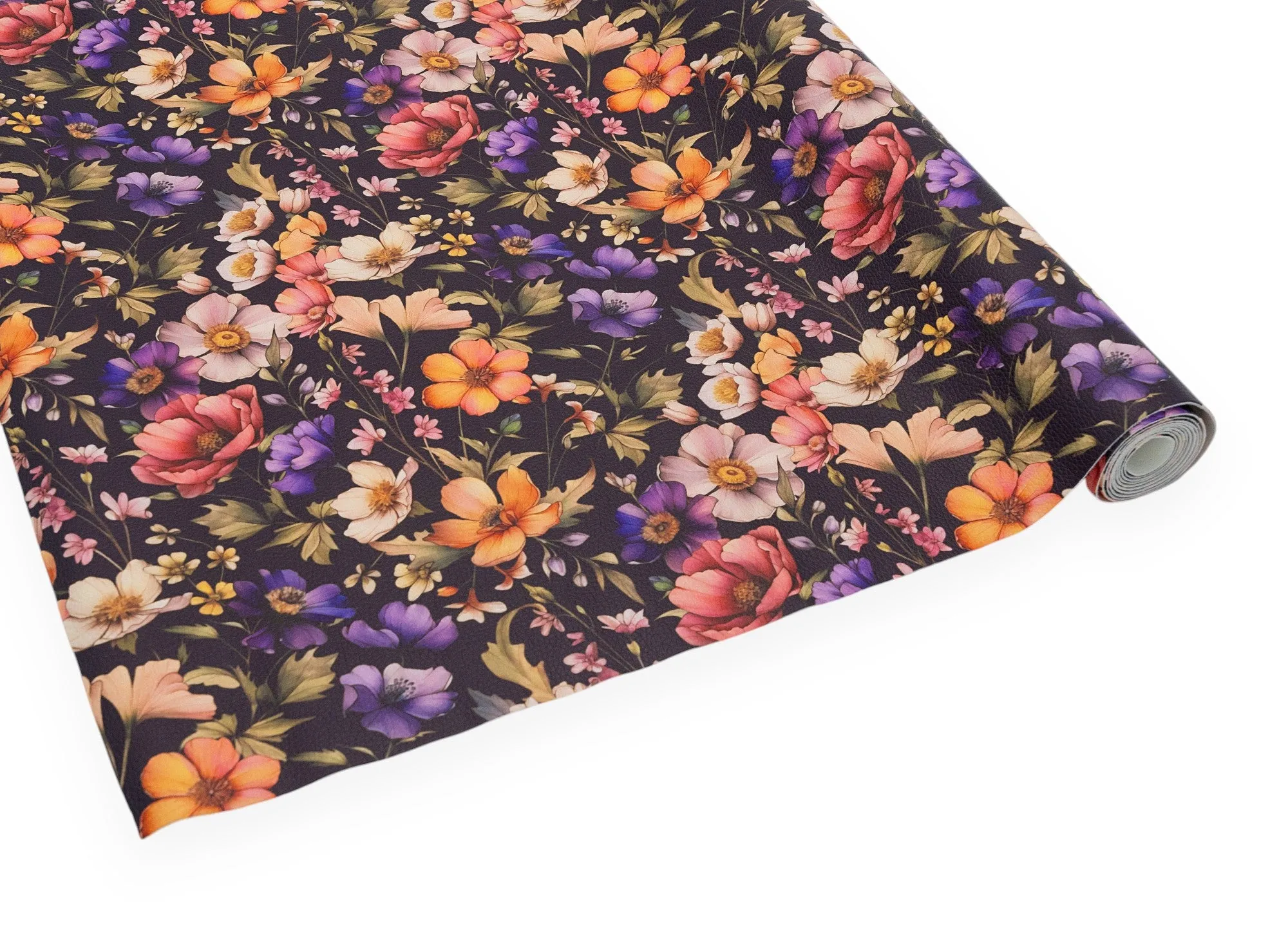 Moonlit Meadow Printed Vinyl 18" x 53" Roll  | Pebble Texture