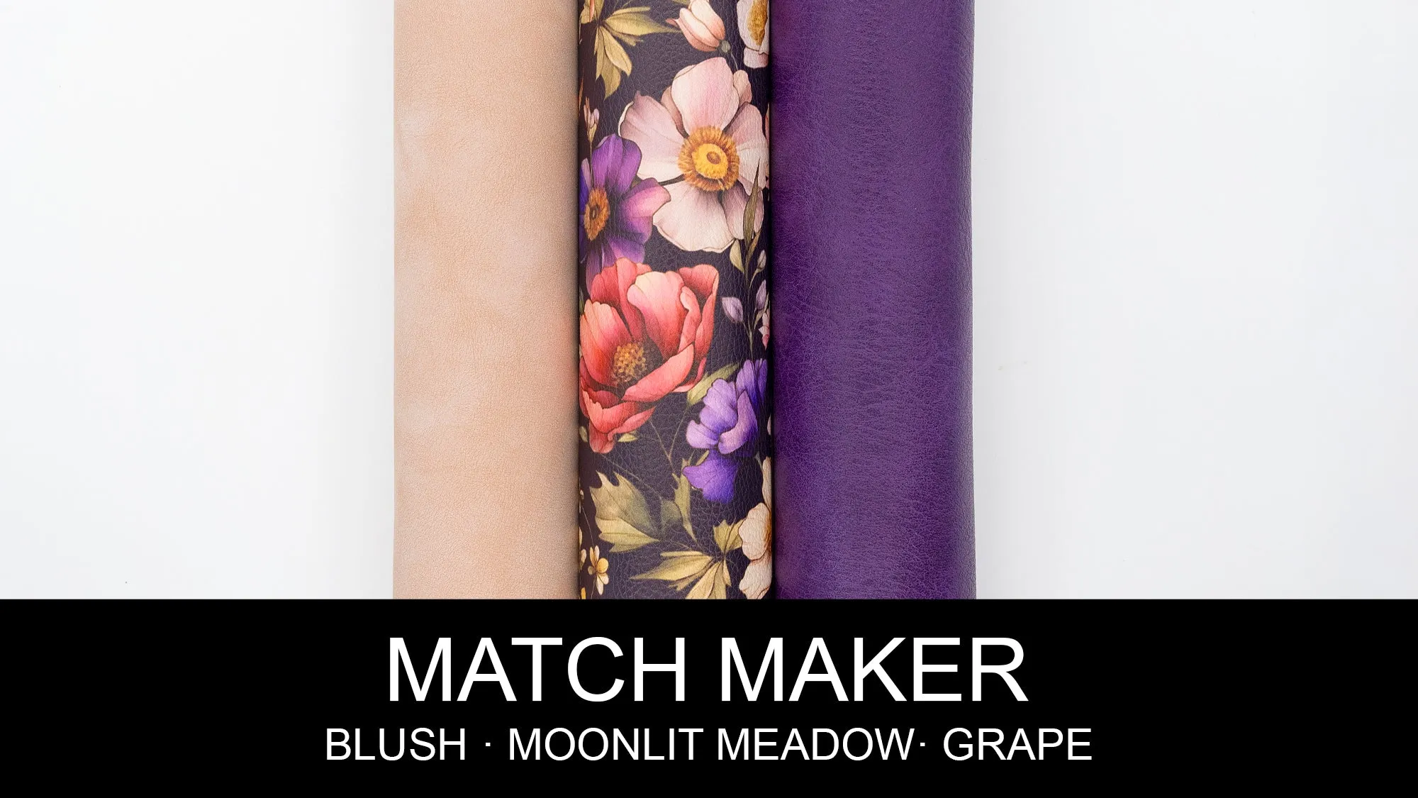 Moonlit Meadow Printed Vinyl 18" x 53" Roll  | Pebble Texture