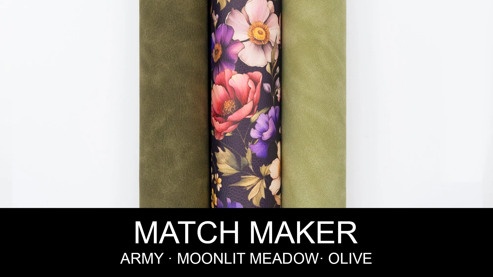 Moonlit Meadow Printed Vinyl 18" x 53" Roll  | Pebble Texture