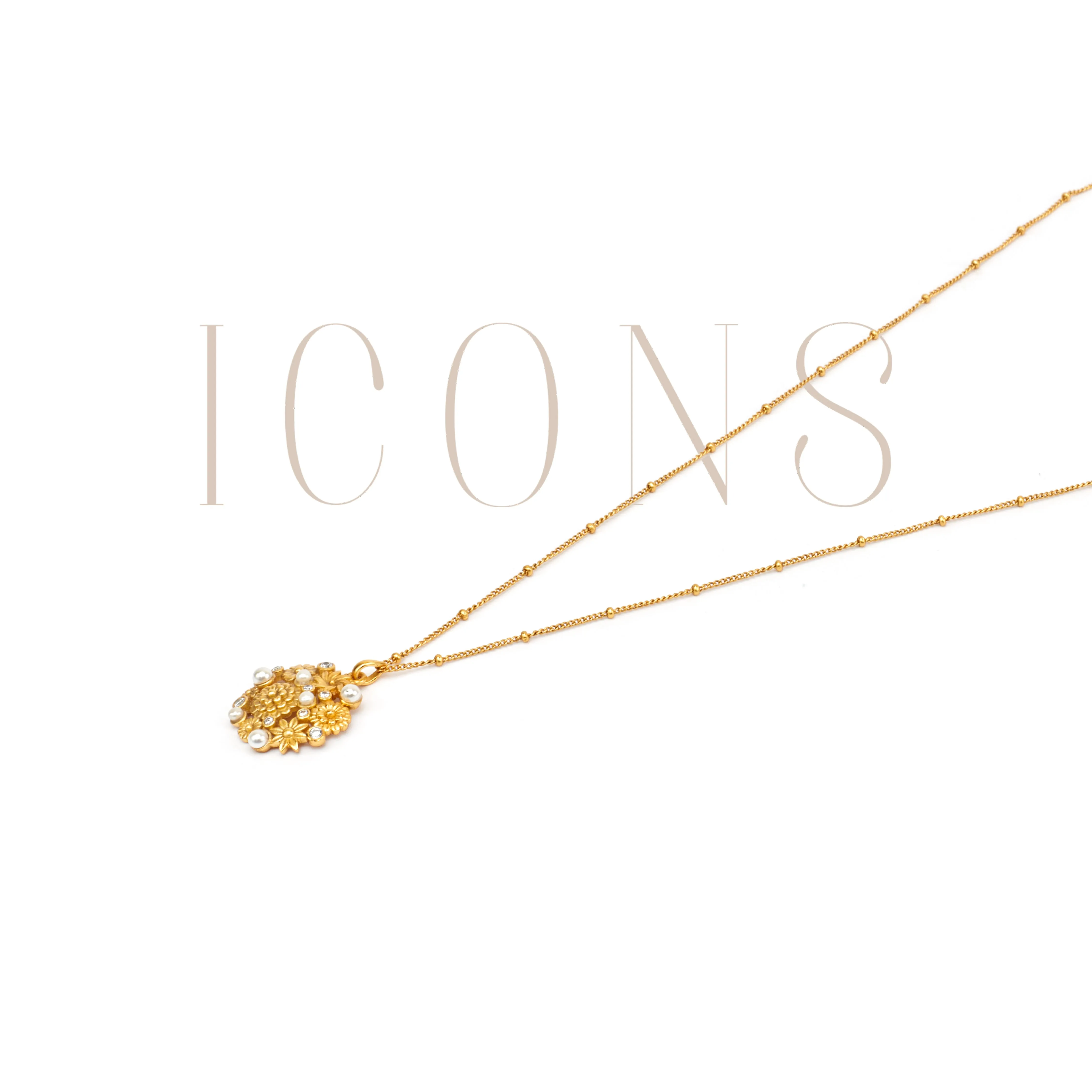 Opaline Miniature Pendant with Chain