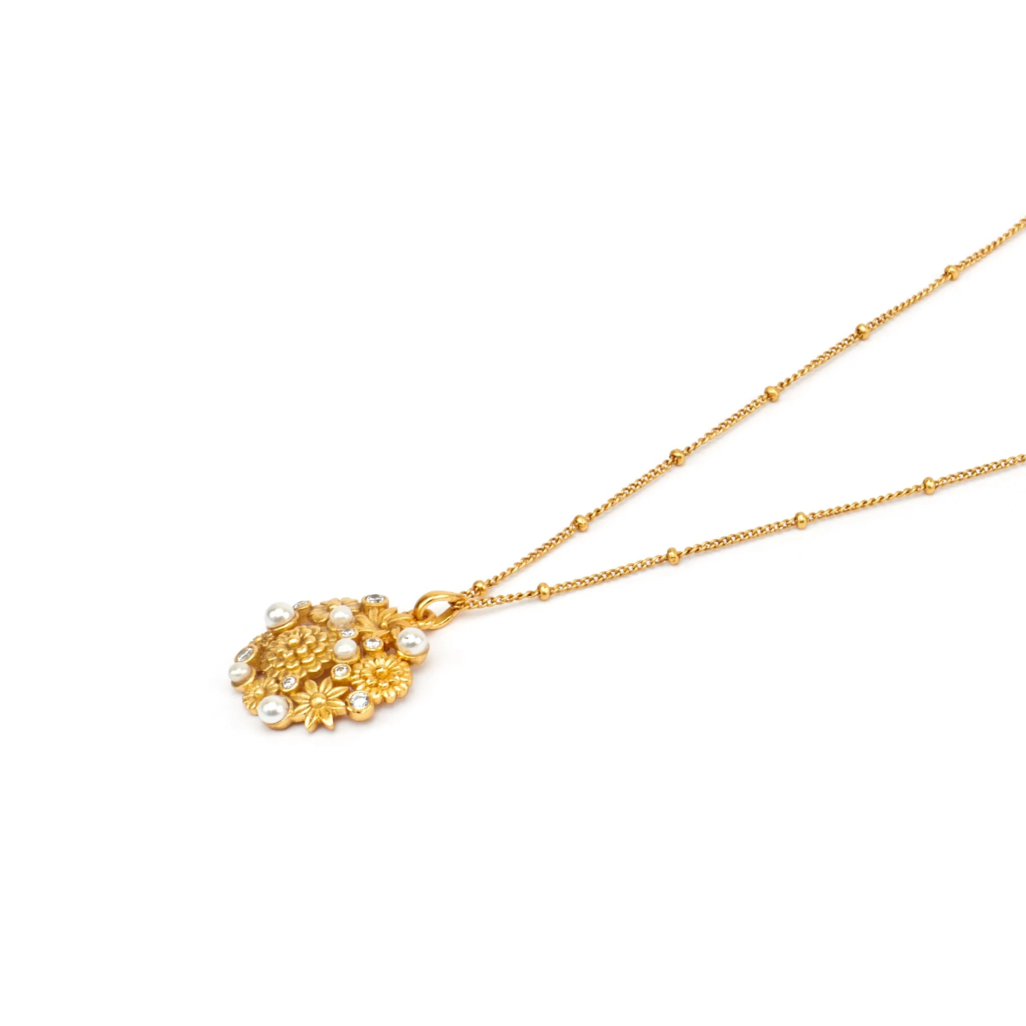 Opaline Miniature Pendant with Chain