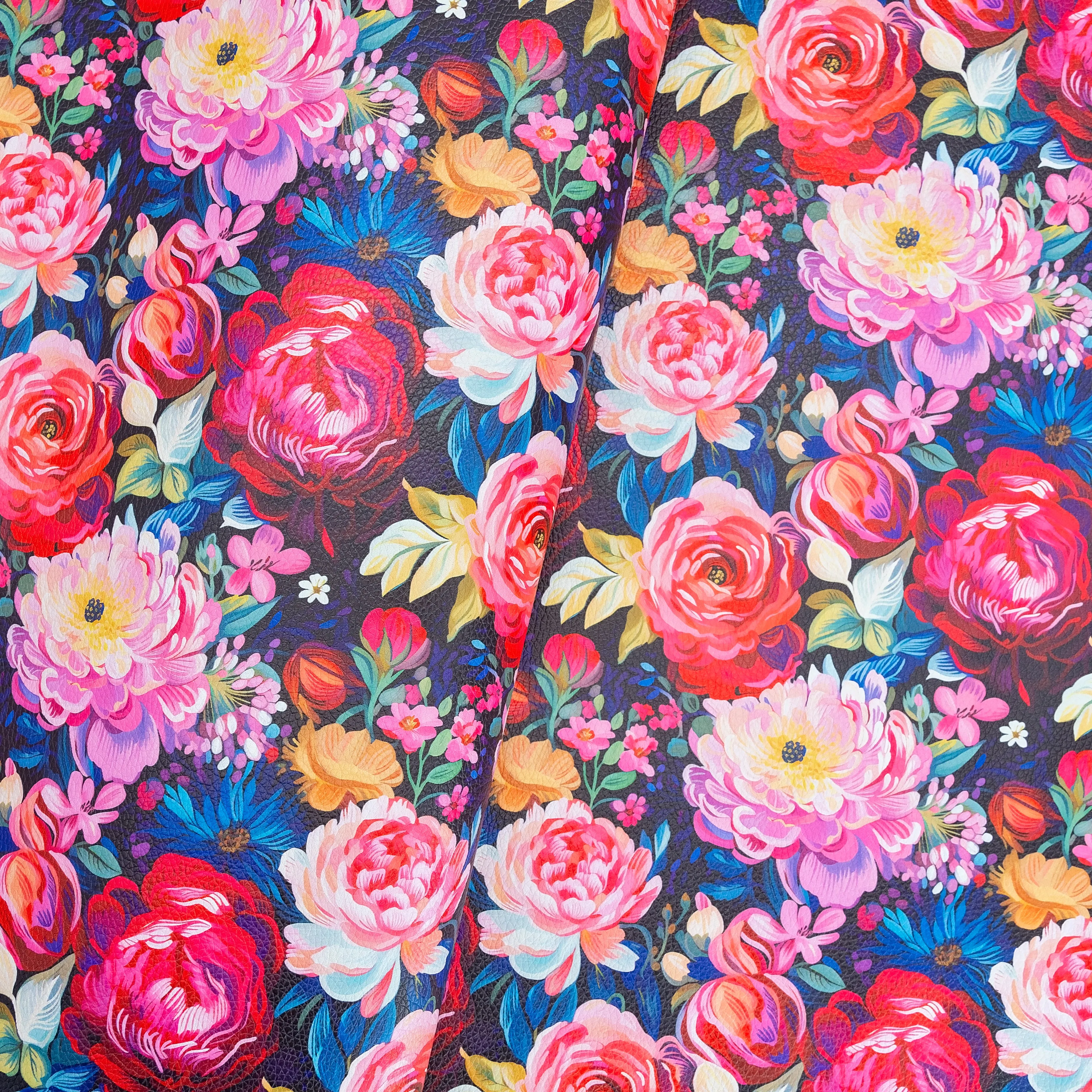 Petal Perfection Printed Vinyl 18" x 53" Roll | Pebble Texture