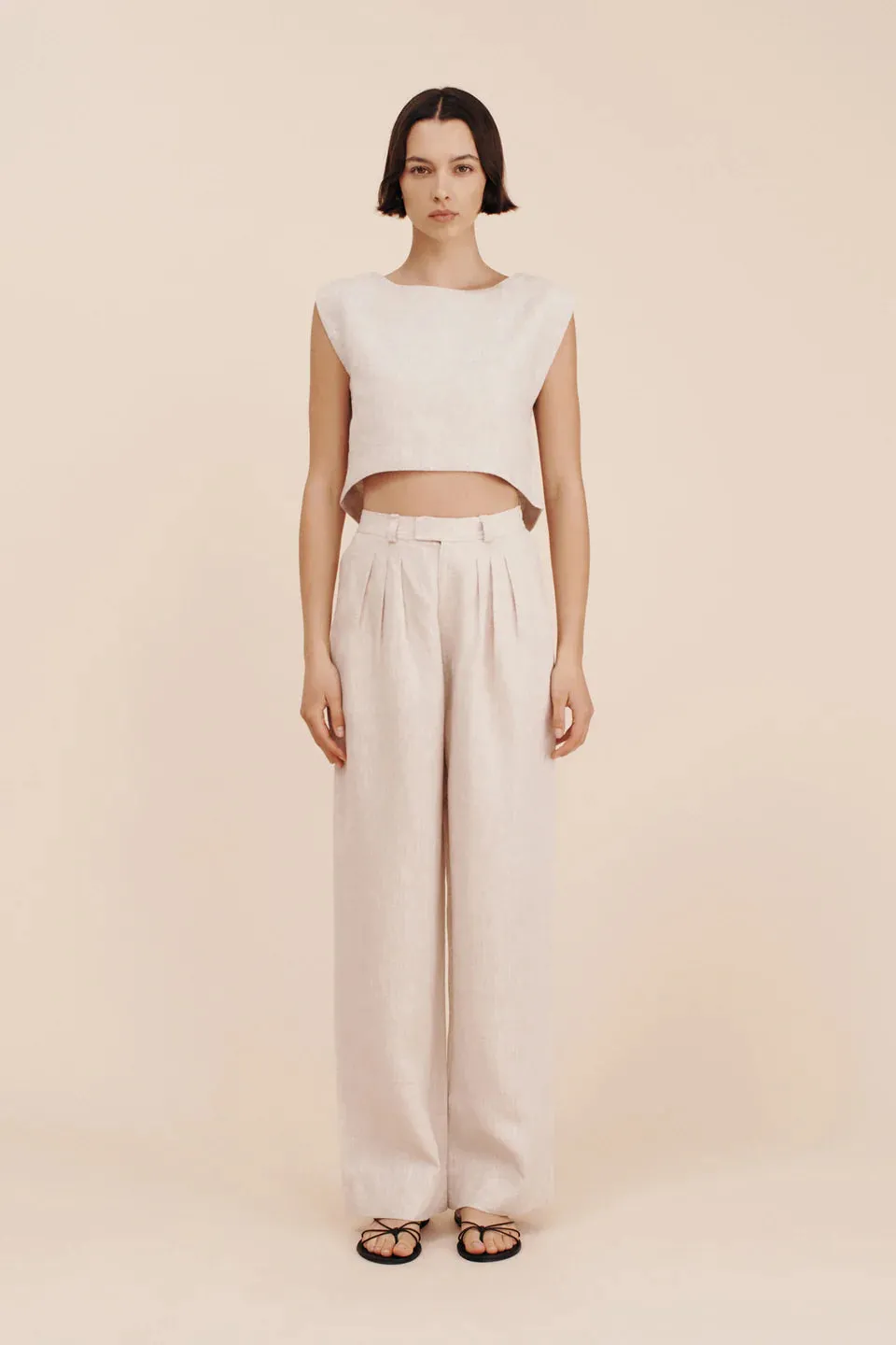 Posse Louis Trouser in Natural