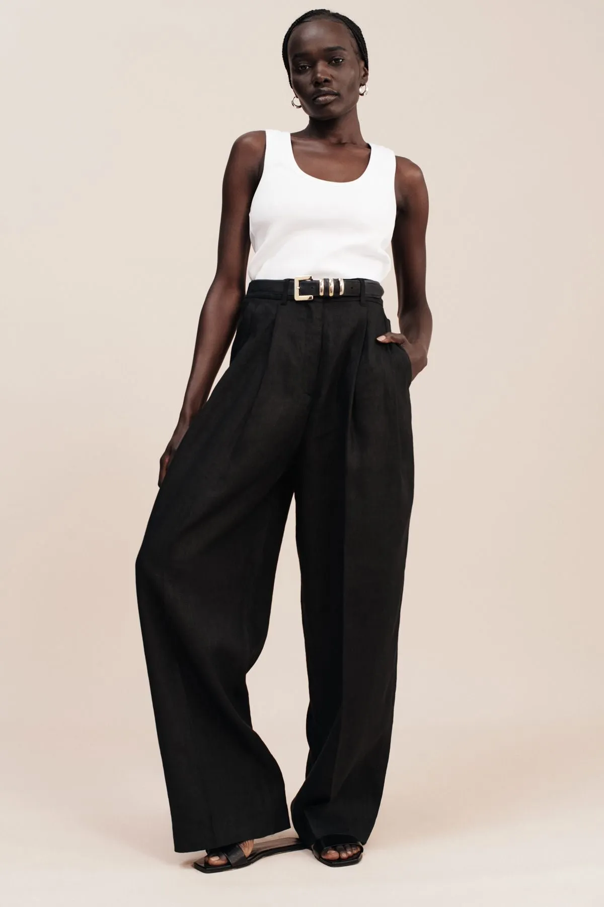 Posse Wyatt Trouser in Black