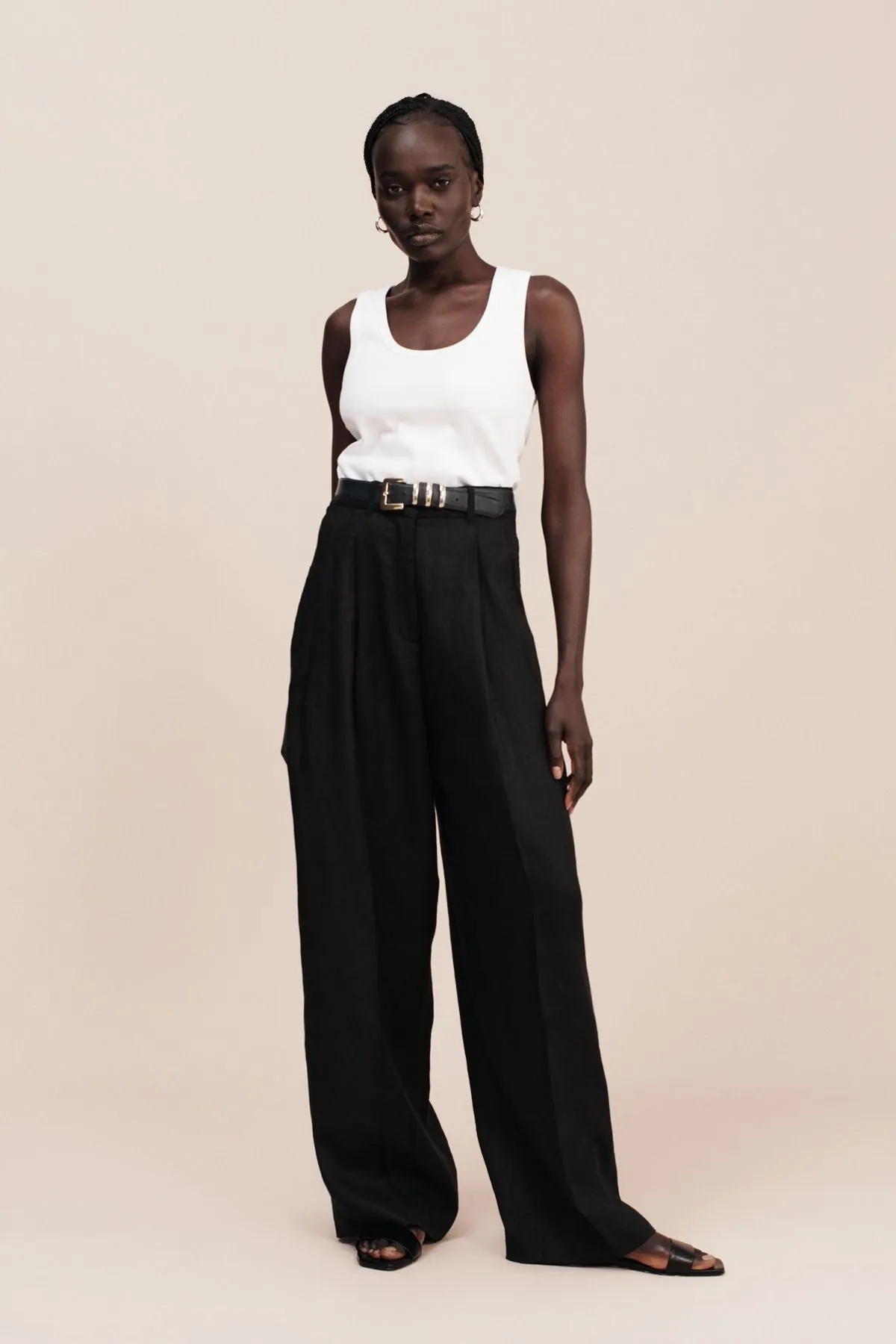 Posse Wyatt Trouser in Black