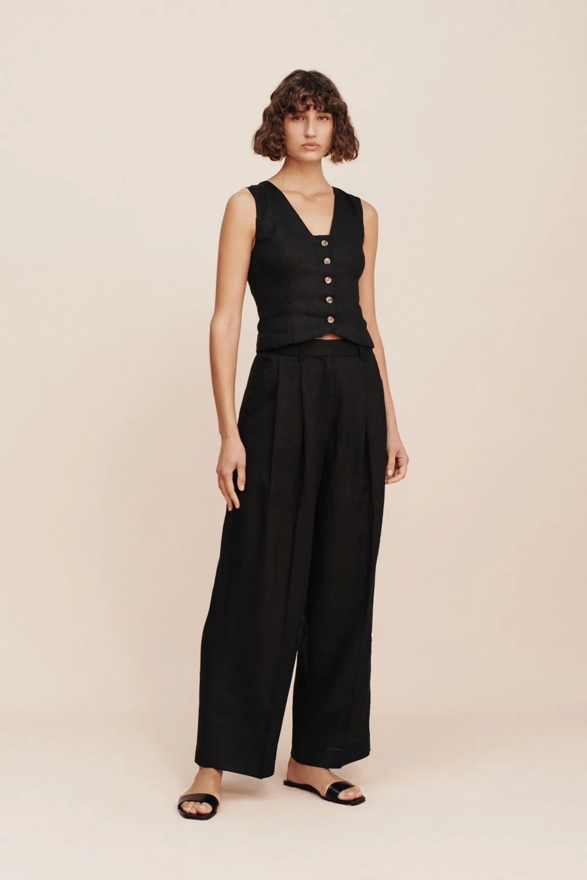 Posse Wyatt Trouser in Black