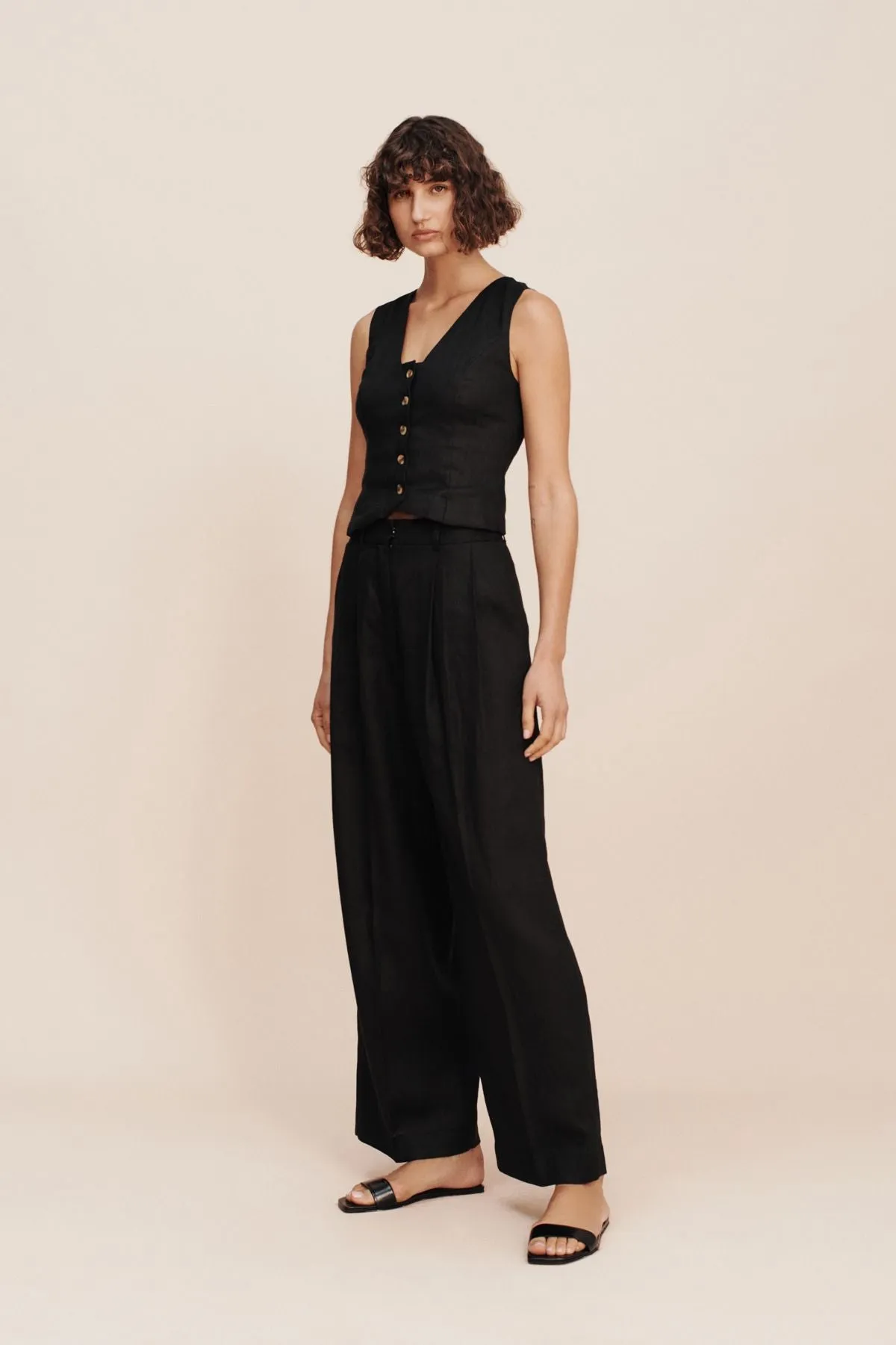 Posse Wyatt Trouser in Black