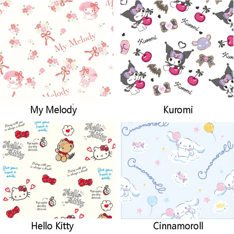 Sanrio Illustration Towel Embroidery Tote Bag