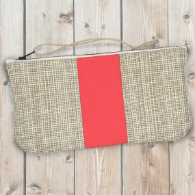 Textured Clutch Bag