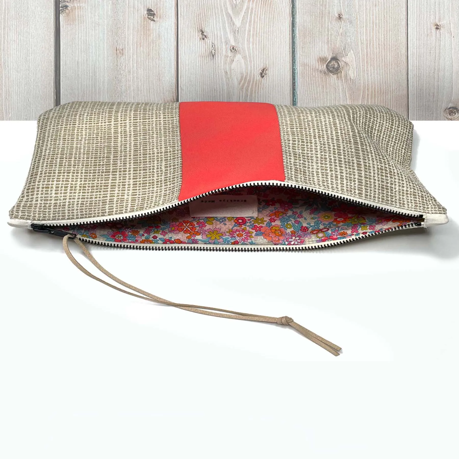 Textured Clutch Bag