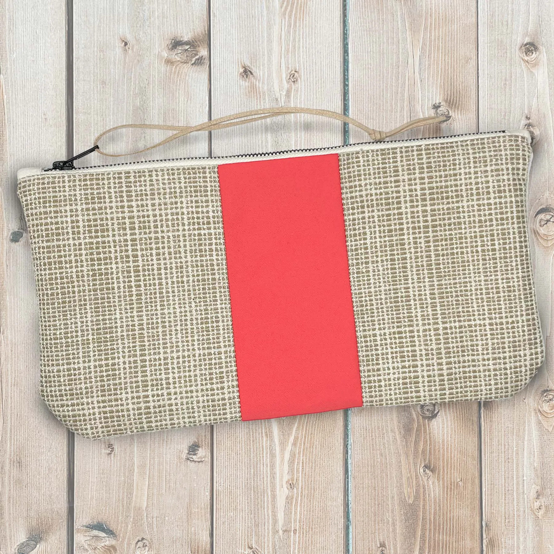 Textured Clutch Bag